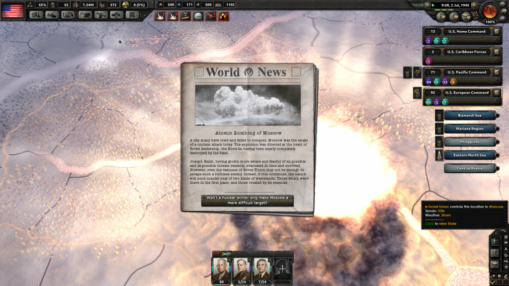 The Liberators - A Hearts of Iron IV AAR - First Atomic Bomb