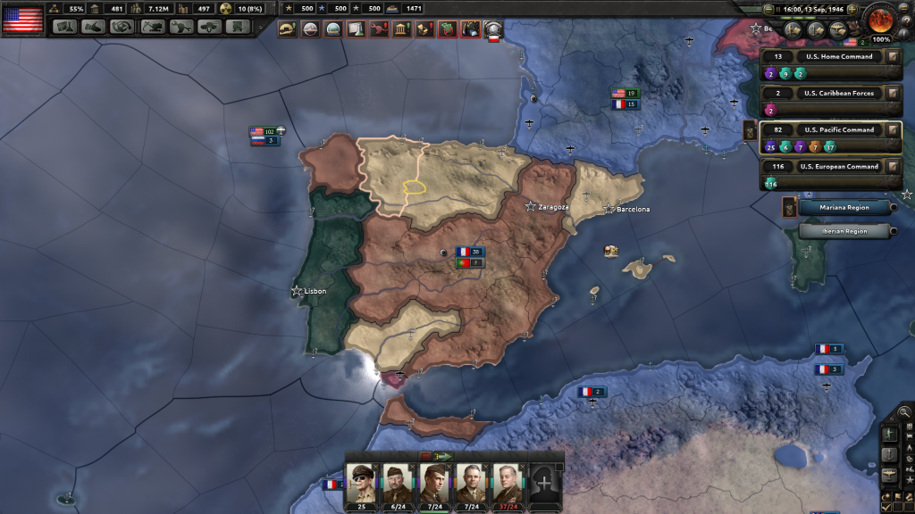 The Liberators – A U.S. Hearts of Iron IV AAR - Post-War Spain