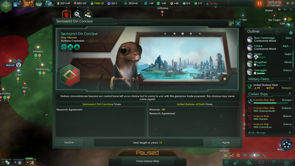 Stellaris: Utopia - Trade Agreement